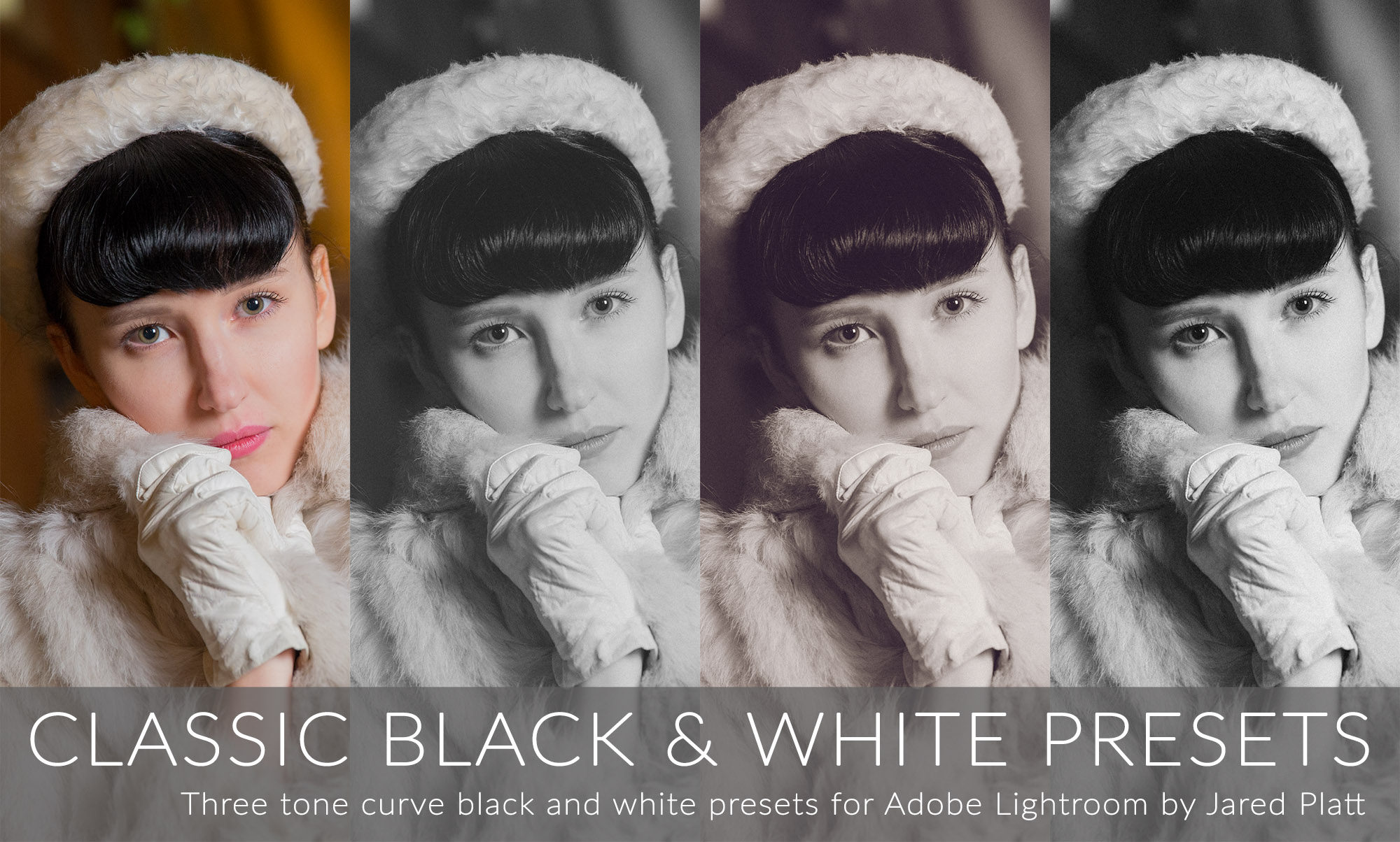 Cover image for free classic black and white lightroom presets