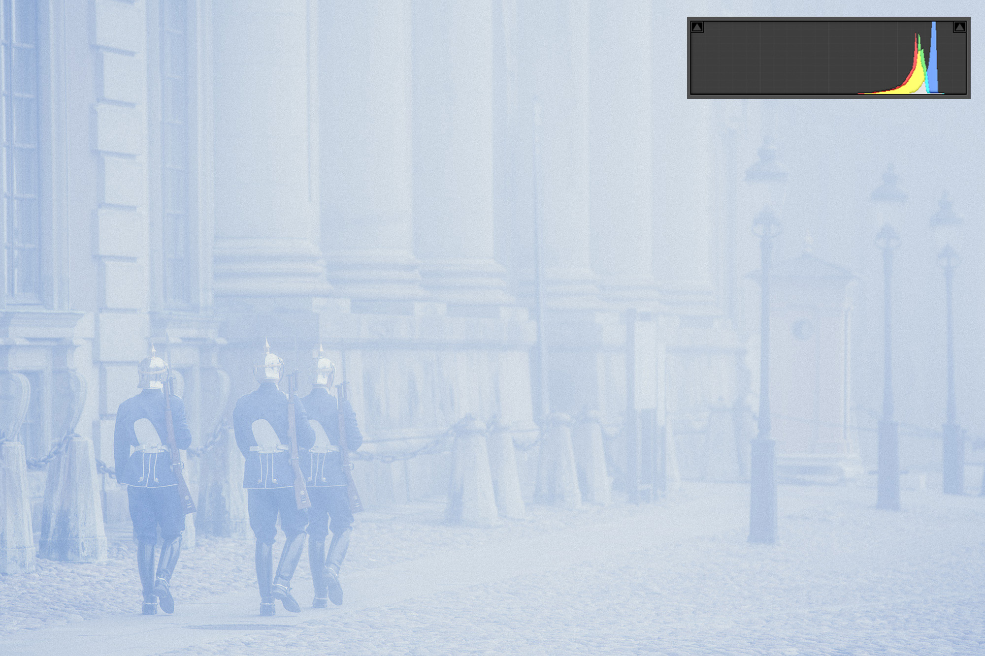 swedish soldiers in fog
