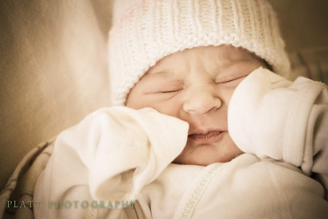  Infant birth documentary photographs at hospital in Scottsdale,
