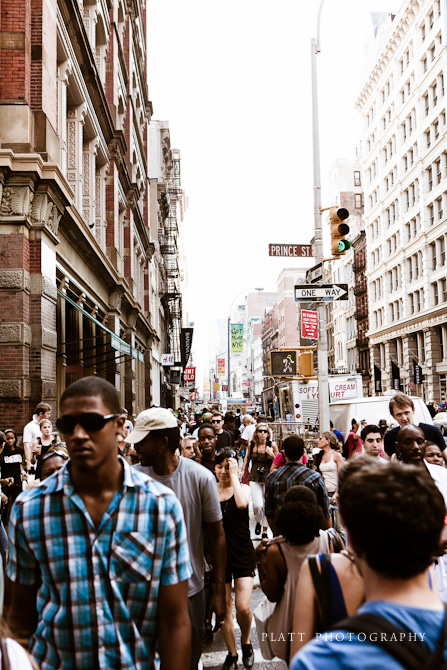 New York City Crowded Streets