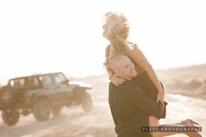 Engagement Portrait in the desert south of Chandler, Arizona
