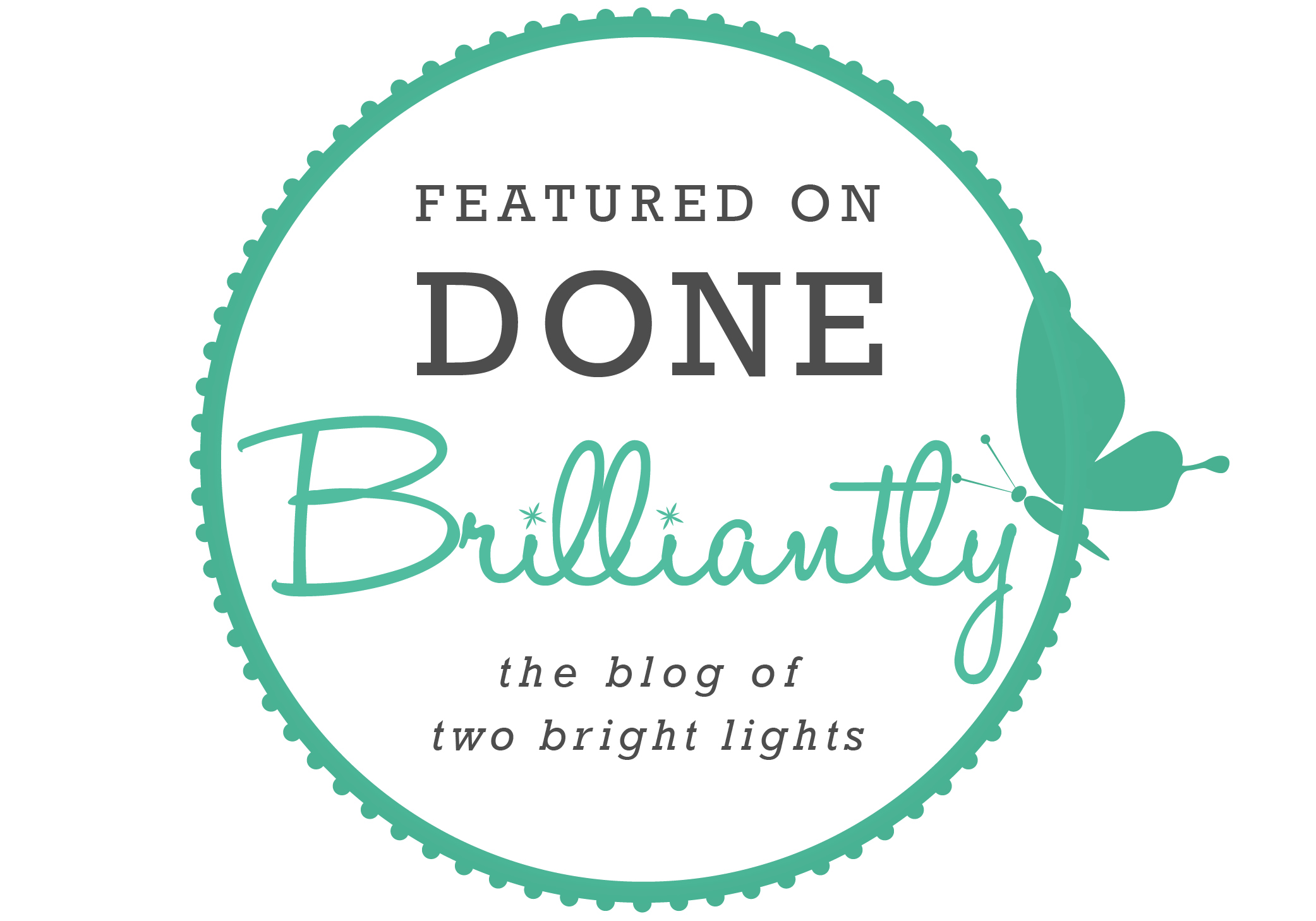 Featured on the Done Brilliantly Blog