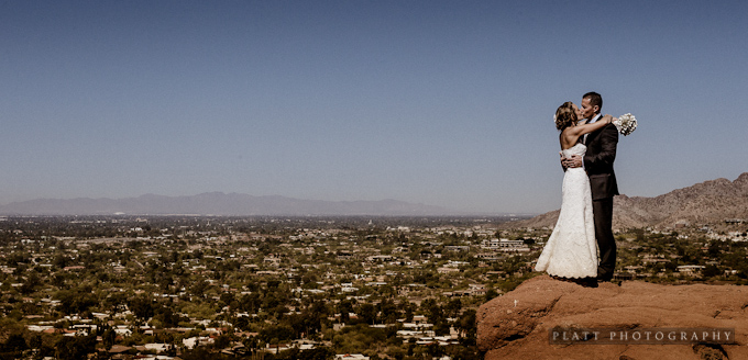 A Wedding on the top of camelback mountain in scottsdale arizona. (2)
