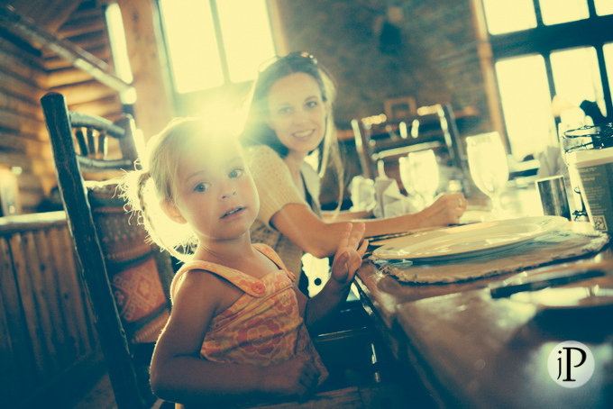 documentary photograph of a child at dinner taken with the Leica M