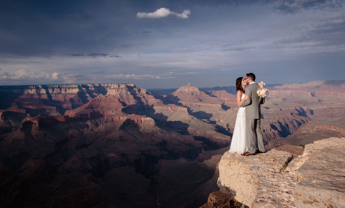 Wedding photography at the Grand Canyon by Jared platt